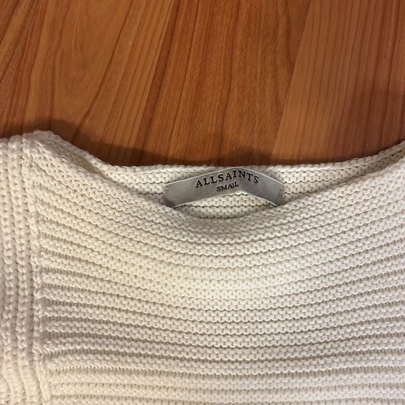 Allsaints Arleta Knitted Vest (tank top). Size small. Ivory White. - Picture 10 of 11